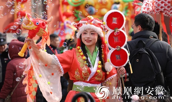 安徽合肥：新春文化庙会热闹开启