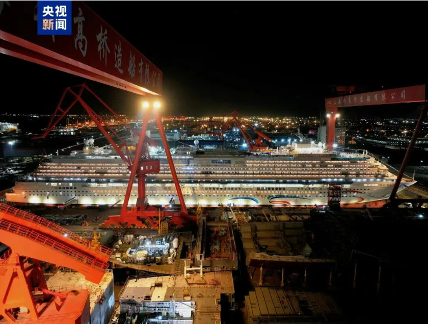 即将试航,“爱达·花城号”年底交付!