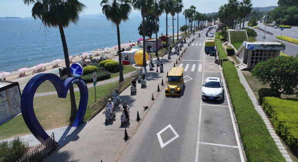 海边骑车2小时