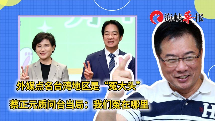 外媒点名台湾地区是“冤大头”，蔡正元质问台当局：我们冤在哪里