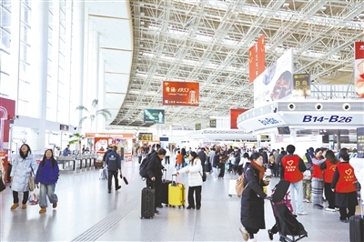 春节假期南昌昌北国际机场旅客吞吐量同比增长5.2%
