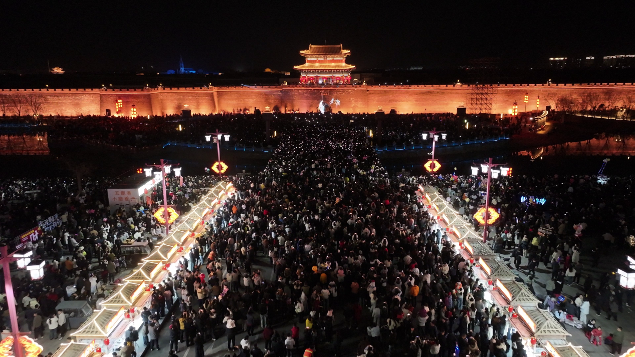 图为大名古城。新华网发