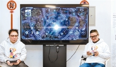 电竞游戏《荣耀战场》比赛现场