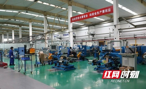 金杯电工纸包车间繁忙的生产场景。（全媒体记者 李新辉 摄）.marked.jpg