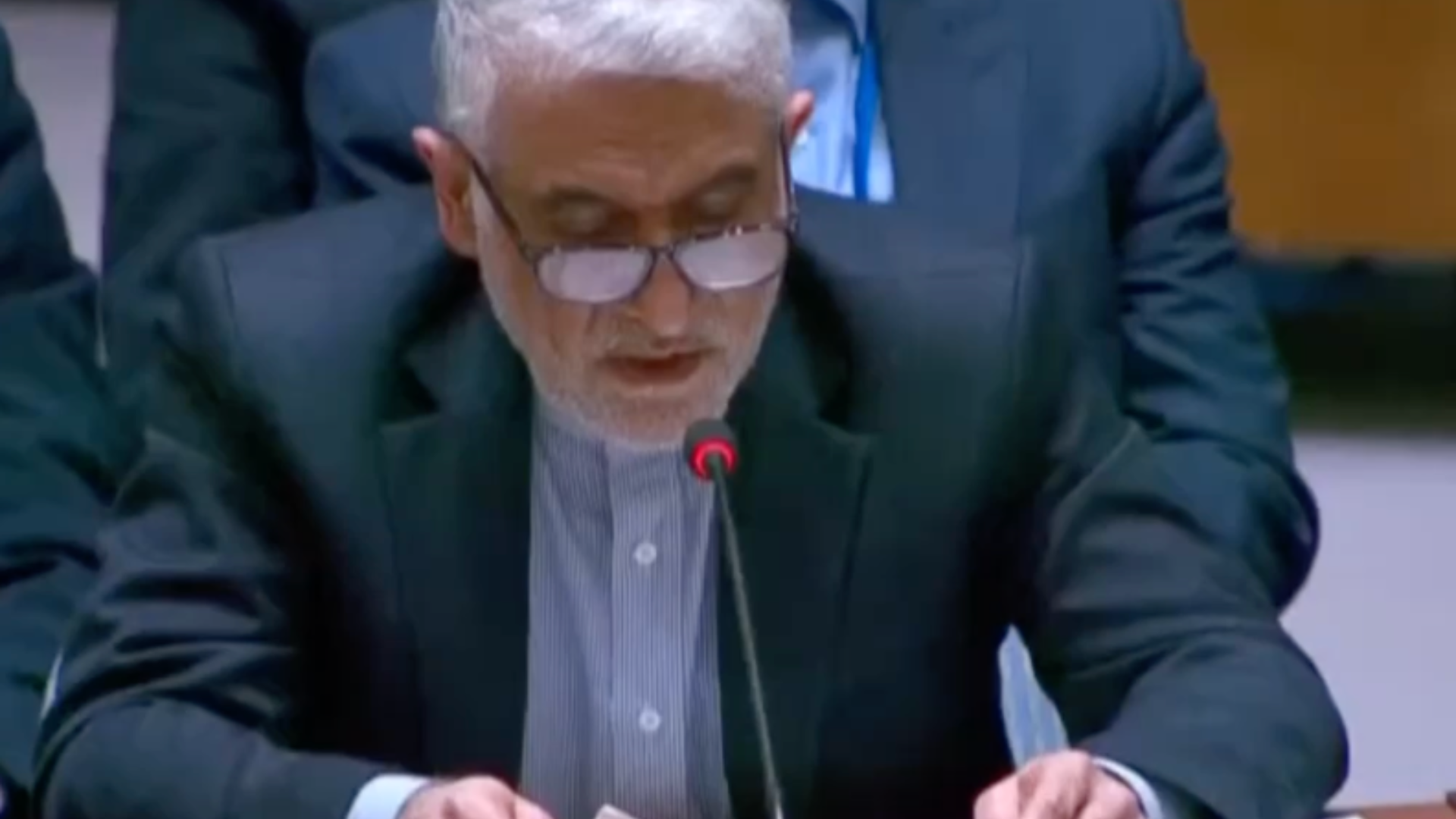 “美以袭击是‘战争罪行’”，伊朗常驻联合国代表：所谓“先发制人”主张不能使侵略行为合法化