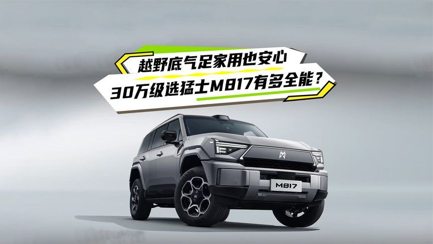 越野底气足家用也安心，30万级选猛士M817有多全能？