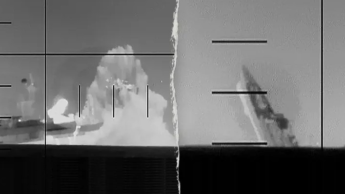 美国潜艇用鱼雷击沉伊朗军舰,视频公布