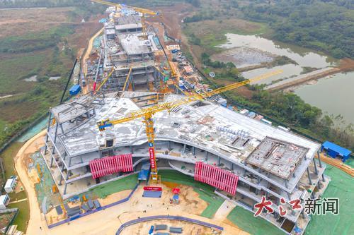 九江市科技文化产业园建设现场（资料图）