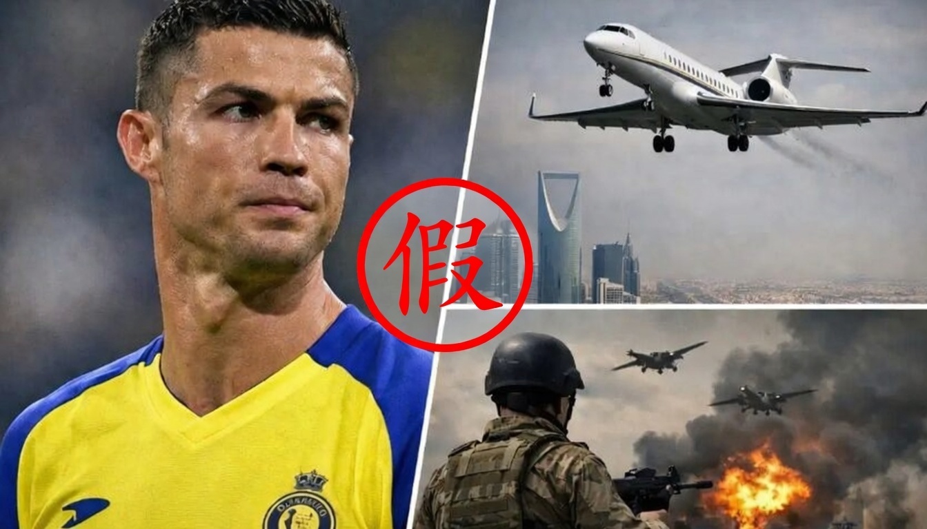 讲真丨C罗因战争离开了沙特?谣言