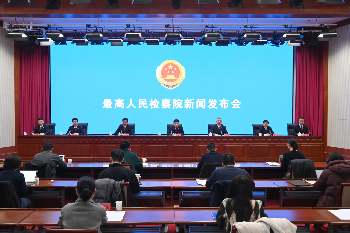 发布会现场(图片来源:最高检)