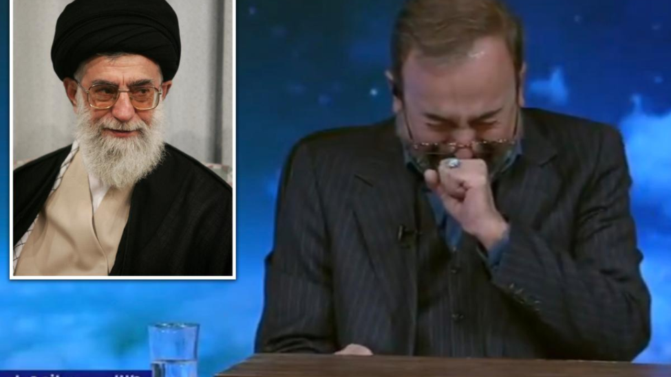 伊朗主持人宣布哈梅内伊死讯时痛哭