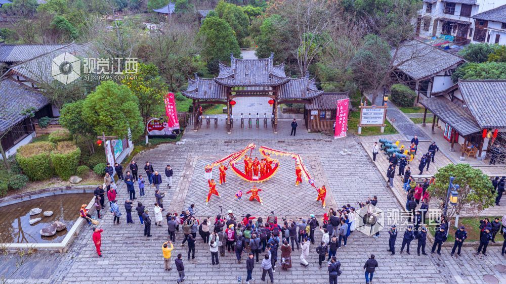 2026年3月2日在江西省吉安县吉州窑景区拍摄的画面。