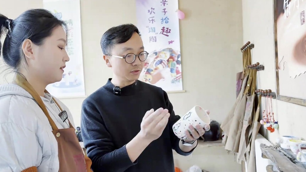 在甘肃灵台“陶”宝　花式玩泥巴解锁别样体验