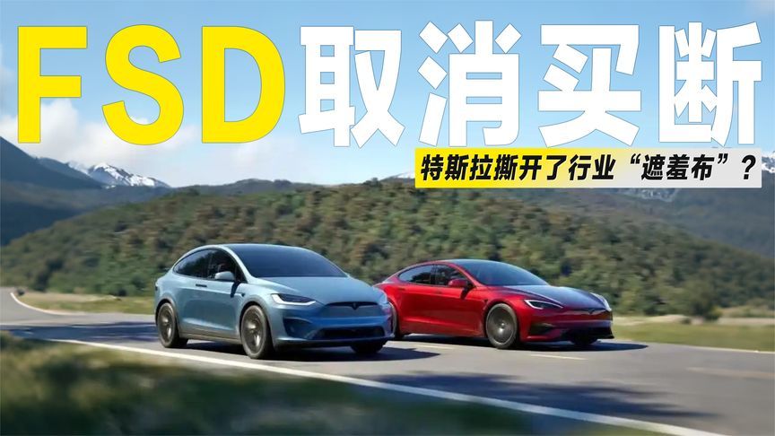 特斯拉取消FSD买断，智驾付费革命要来了？