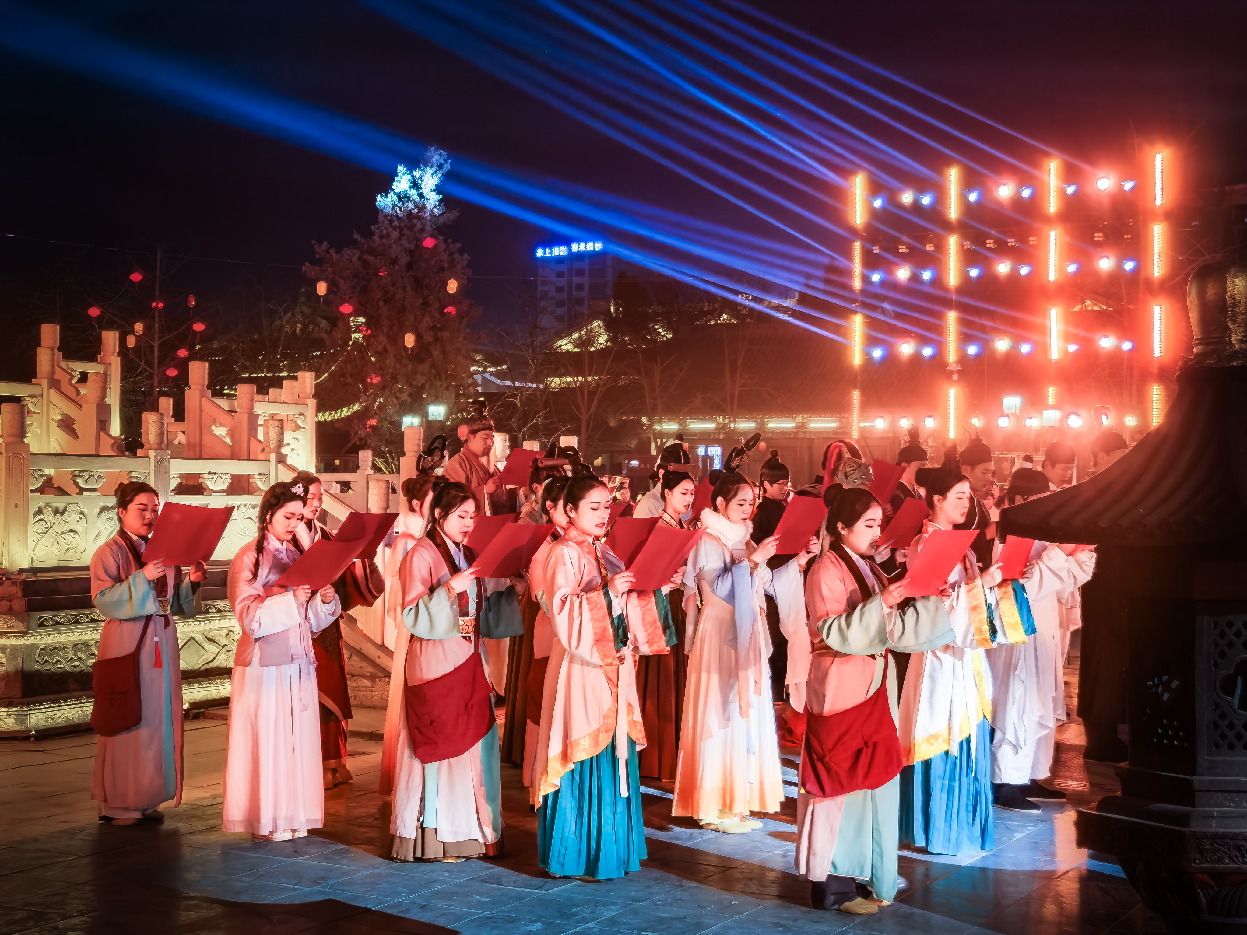 老子故里旅游区常态化实景演出上线 打造“白+黑”沉浸式文旅体验