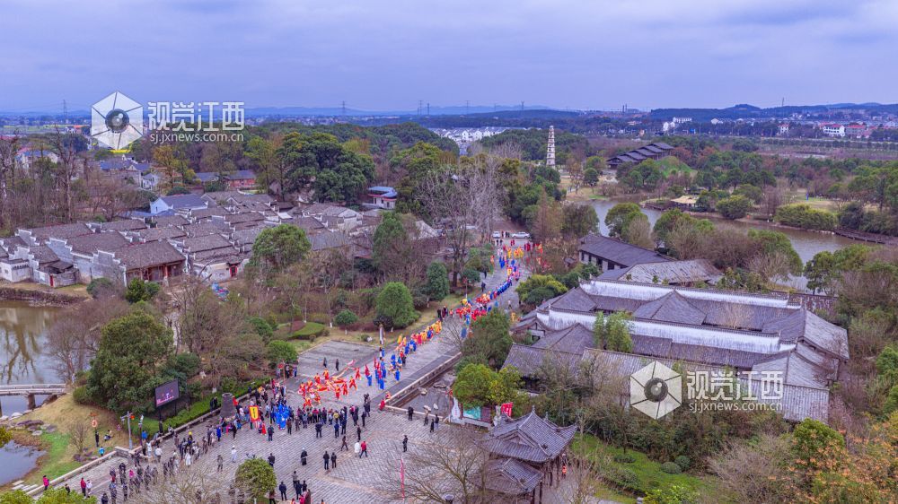 2026年3月2日在江西省吉安县吉州窑景区拍摄的画面。