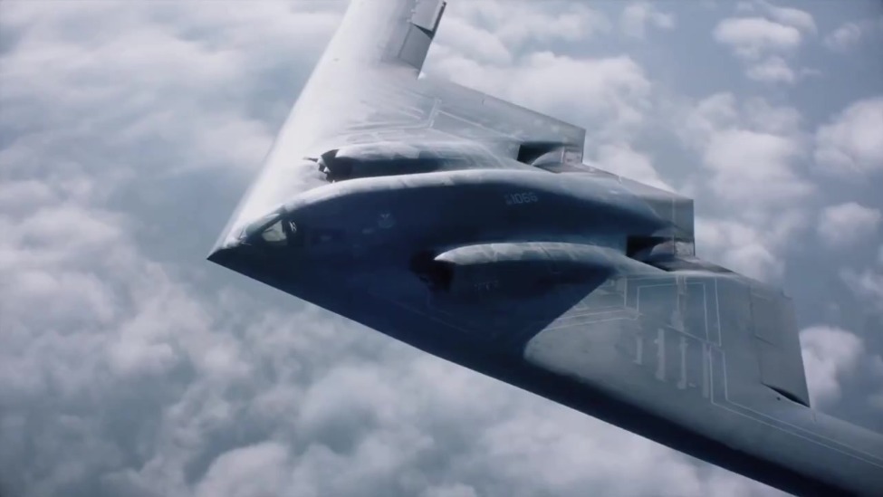 美军B2轰炸机空袭伊朗导弹设施