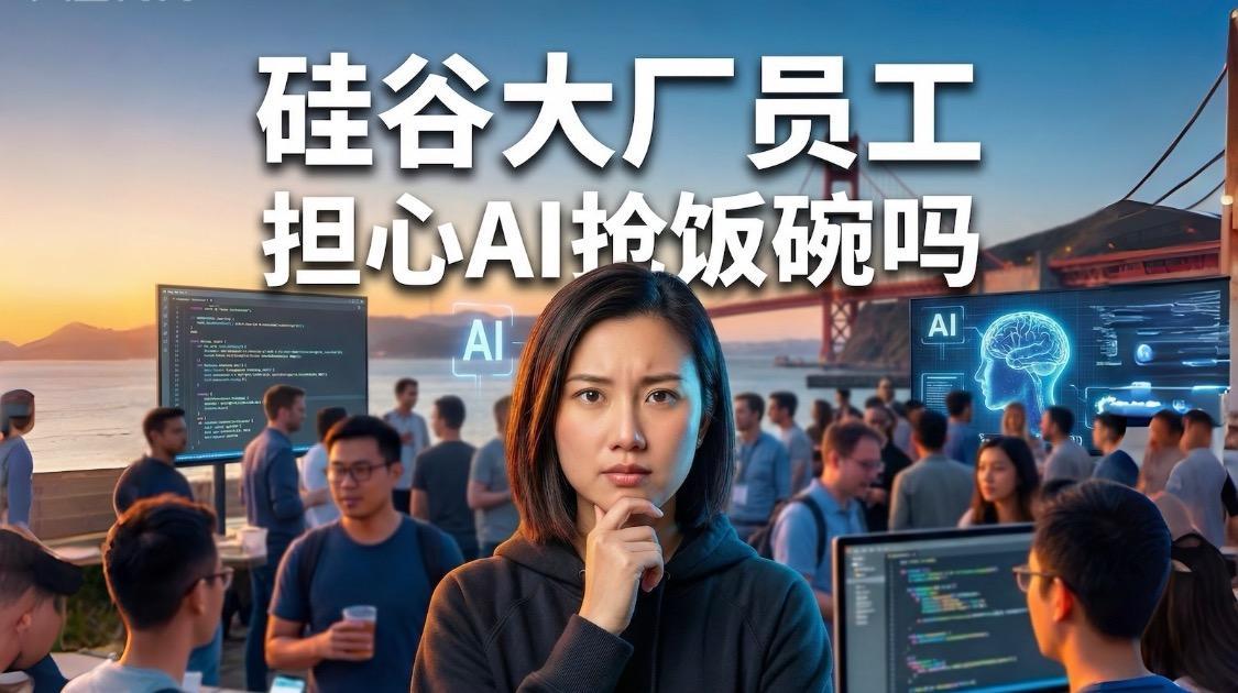 硅谷大厂员工，担心AI抢饭碗吗？