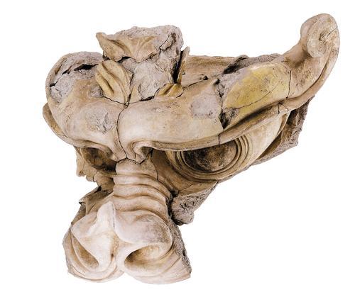 完成修复后的唐代龙首。 中国社科院科技考古与文化遗产保护重点实验室、中国社科院考古研究所雄安工作队供图