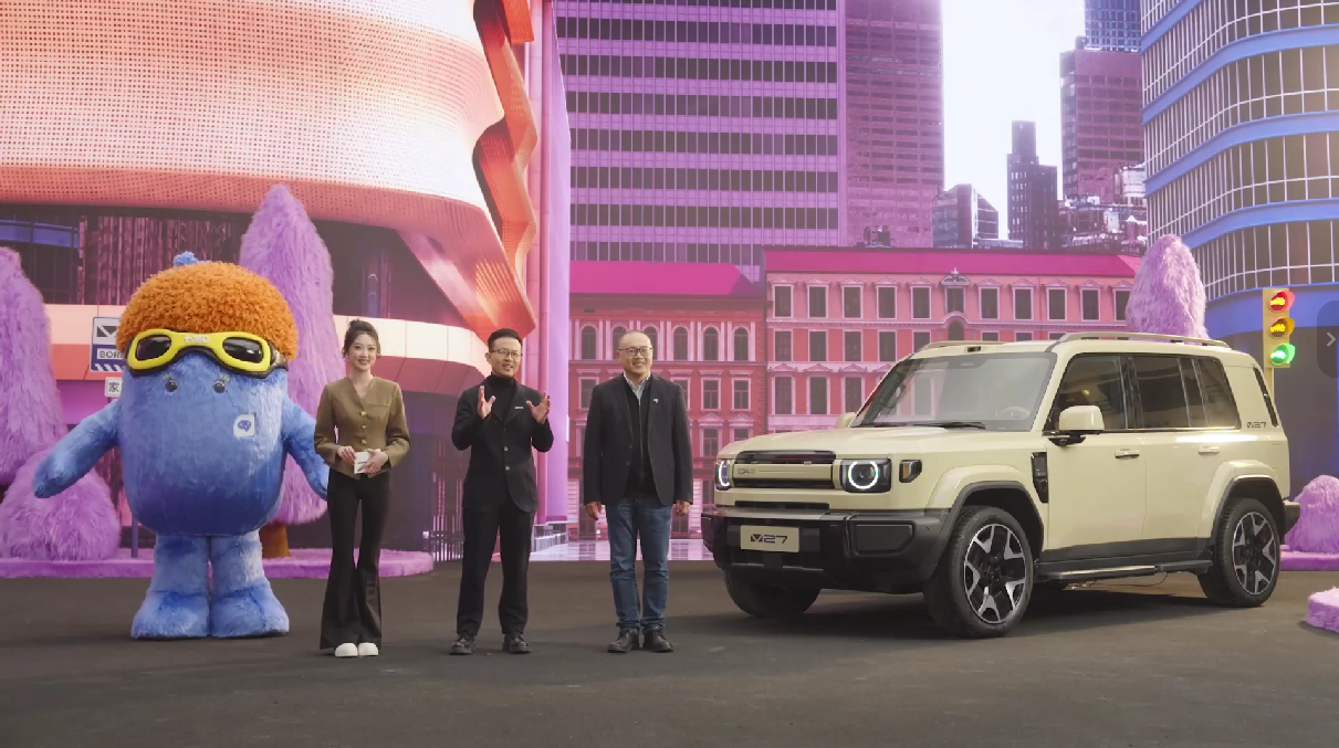 硬派方盒子也智能，iCAR V27 定档3月13日正式上市