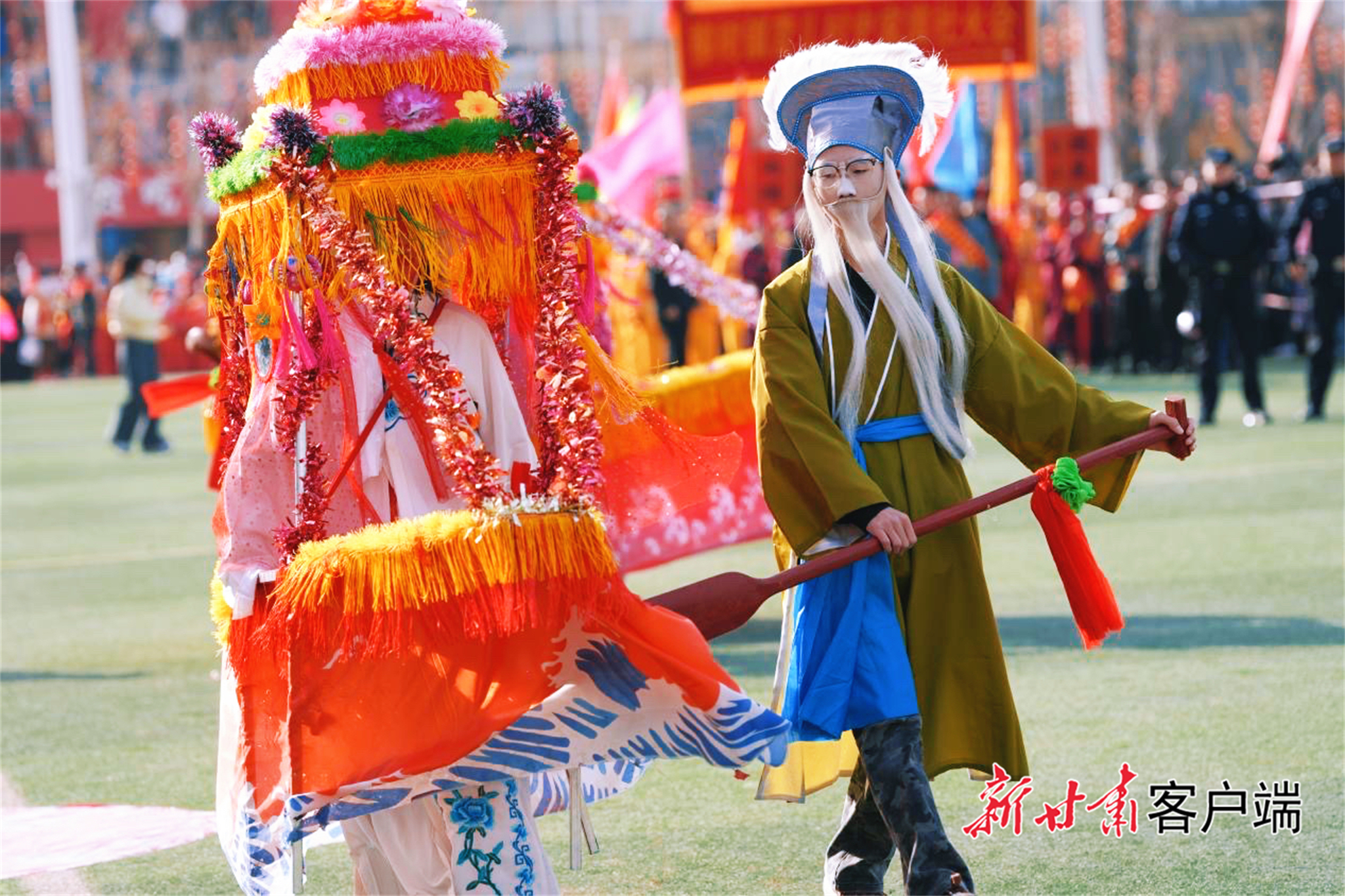 民俗展演　永登县融媒体中心提供