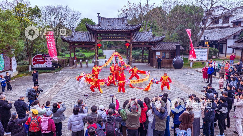 2026年3月2日在江西省吉安县吉州窑景区拍摄的画面。