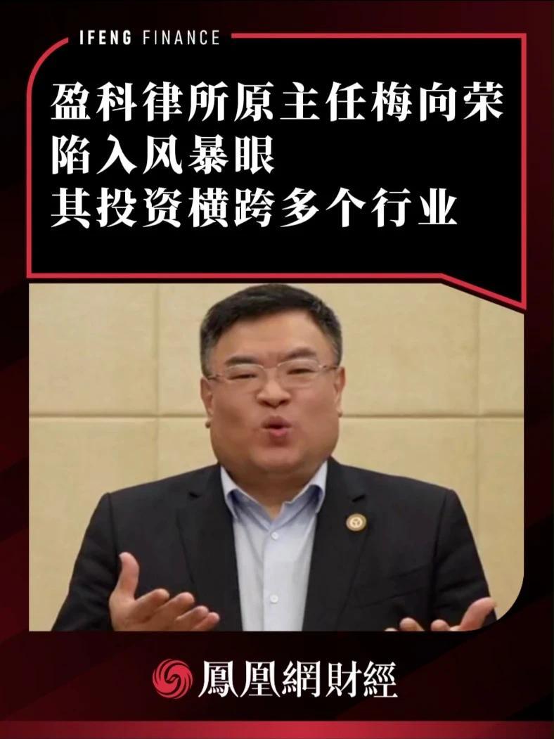 盈科律所原主任梅向荣陷入风暴眼，其投资横跨多个行业 #财经 #盈科律师事务所