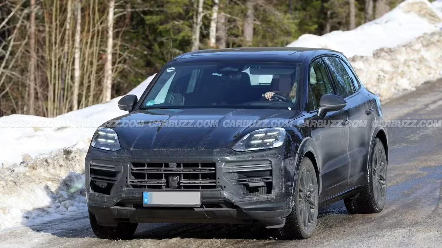 保时捷卡宴插电混动版Turbo E-Hybrid路测图曝光