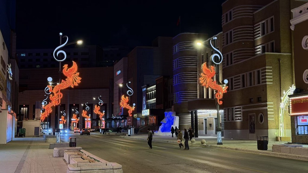 吉林省音乐厅周边街景。(资料图片)