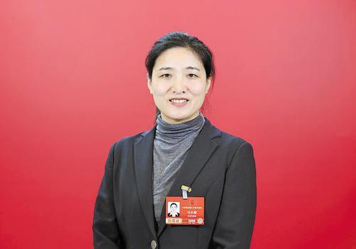 马长翟代表。 本报记者 霍艳恩摄