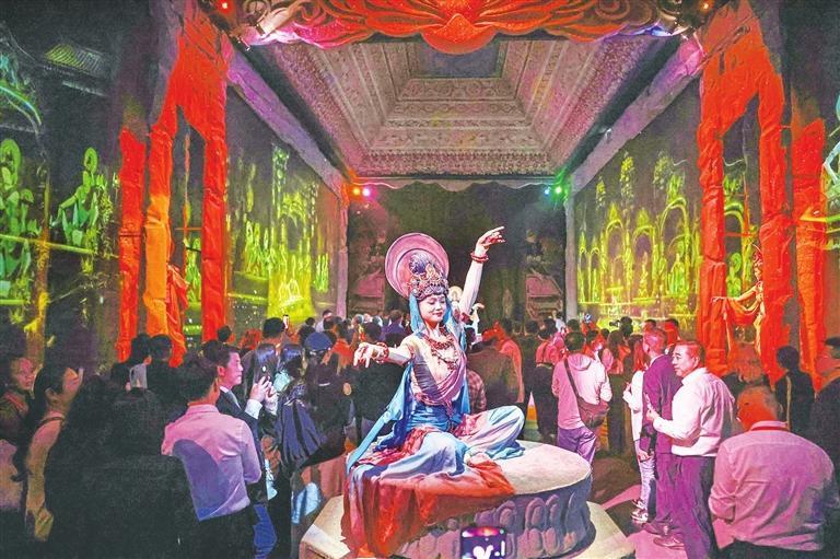 《乐动敦煌》演出现场　冯乐凯