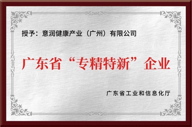 智塑未来, 意润健康持续获评广东省专精特新企业 引领医疗健康创新发展
