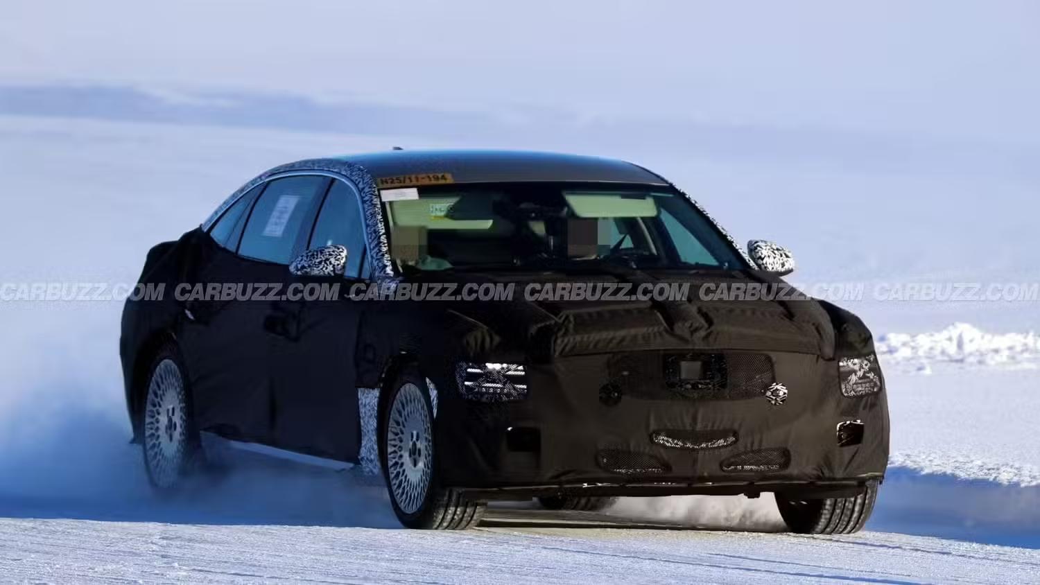 捷尼赛思G80混动版原型车曝光:纵置2.5T+双电机系统