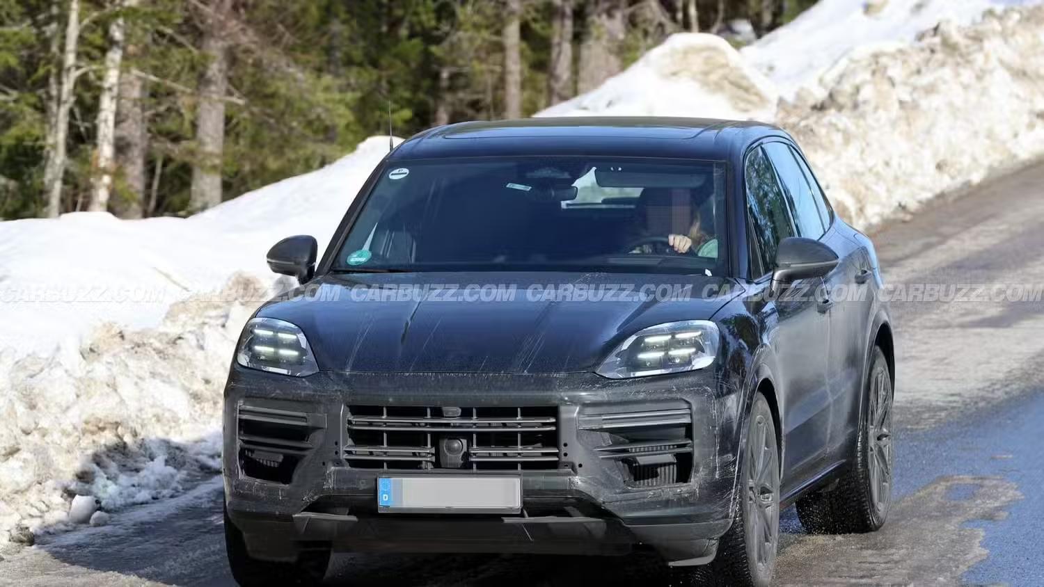 保时捷卡宴插电混动版Turbo E-Hybrid路测图曝光