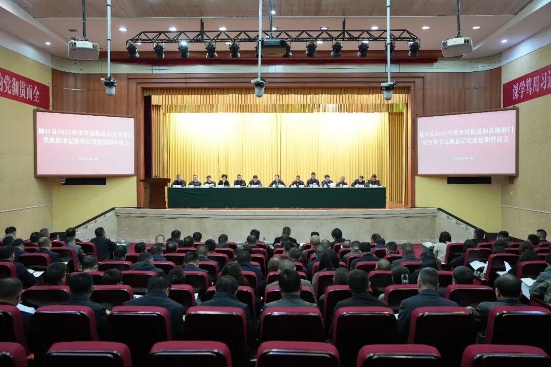 3月10日，县委召开2025年度全县乡镇街道和县级部门党组织书记抓基层党建述职评议会。记者 罗明 摄