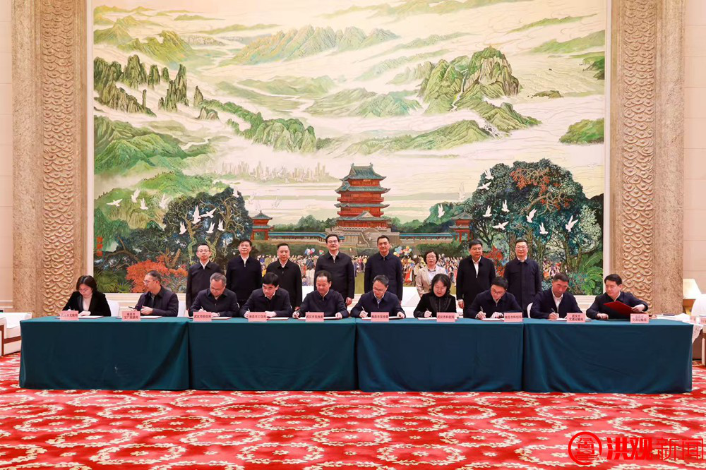 武汉市党政代表团在南昌考察 李红军会见盛阅春一行并参加考察活动
