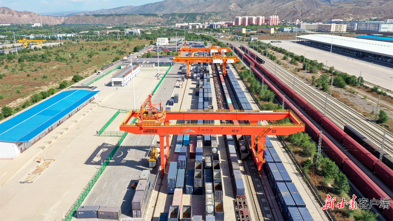 甘肃(兰州)国际陆港　新甘肃&middot;甘肃日报记者　马伊星　摄