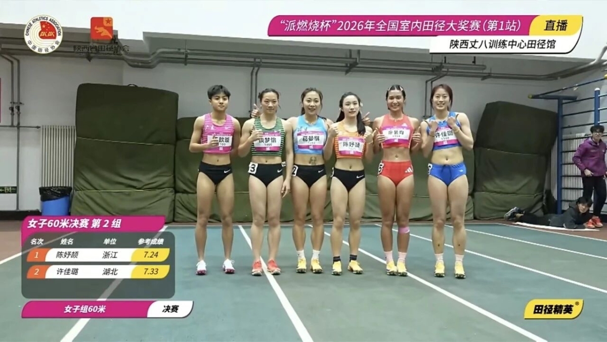 新年首战，陈妤颉刷新亚洲纪录夺冠