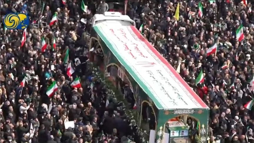 伊朗首次为遇难将领举行葬礼，期间葬礼附近发生爆炸|现场