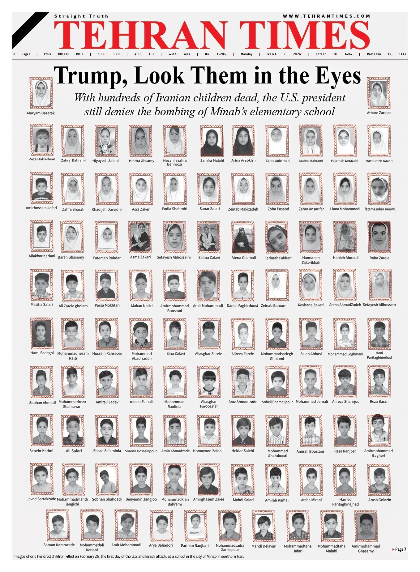 美鹰派议员冷血回应伊朗小学被炸:战争中难免会发生这种事