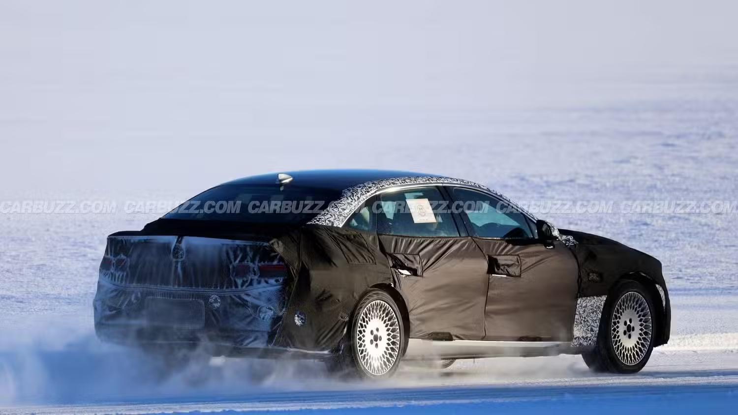 捷尼赛思G80混动版原型车曝光:纵置2.5T+双电机系统