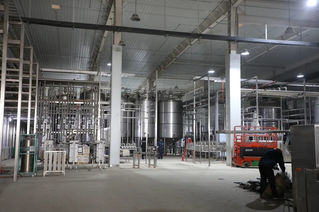△金川区年产20万吨乳制品加工项目1号联合生产车间