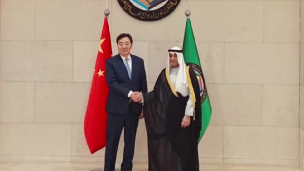 中国政府中东问题特使翟隽会见海合会秘书长