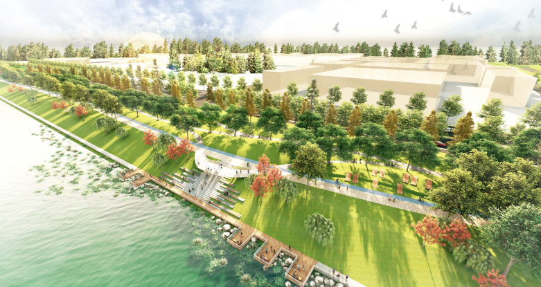 宁波新增一个滨江公园，8月底建成