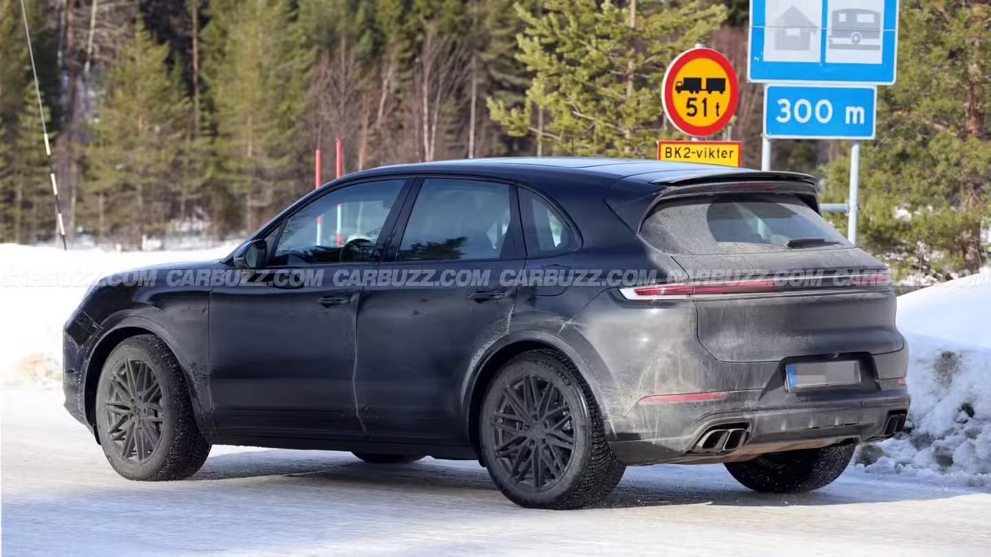 保时捷卡宴插电混动版Turbo E-Hybrid路测图曝光