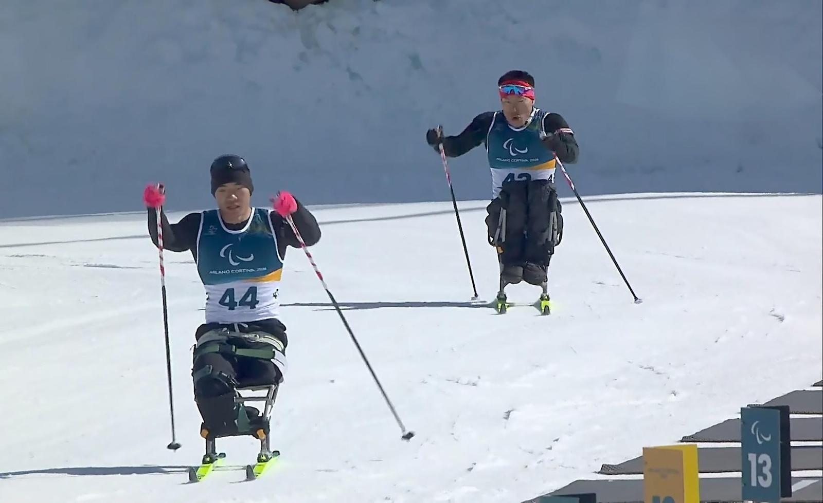 西安小伙刘子旭米兰冬残奥会摘铜牌