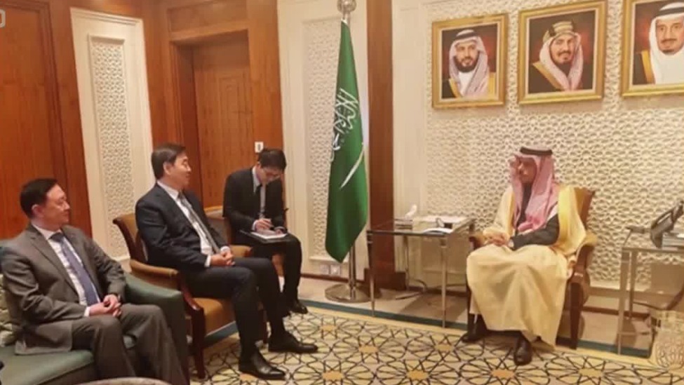 中东问题特使翟隽会见沙特外交大臣