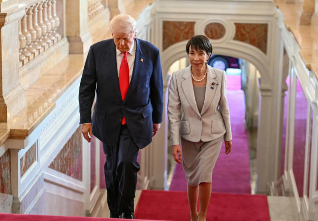 特朗普2025年10月访问日本。