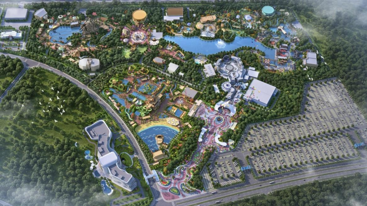 华中首个恐龙主题方特乐园、熊出没水上乐园和主题酒店将在孝感开业
