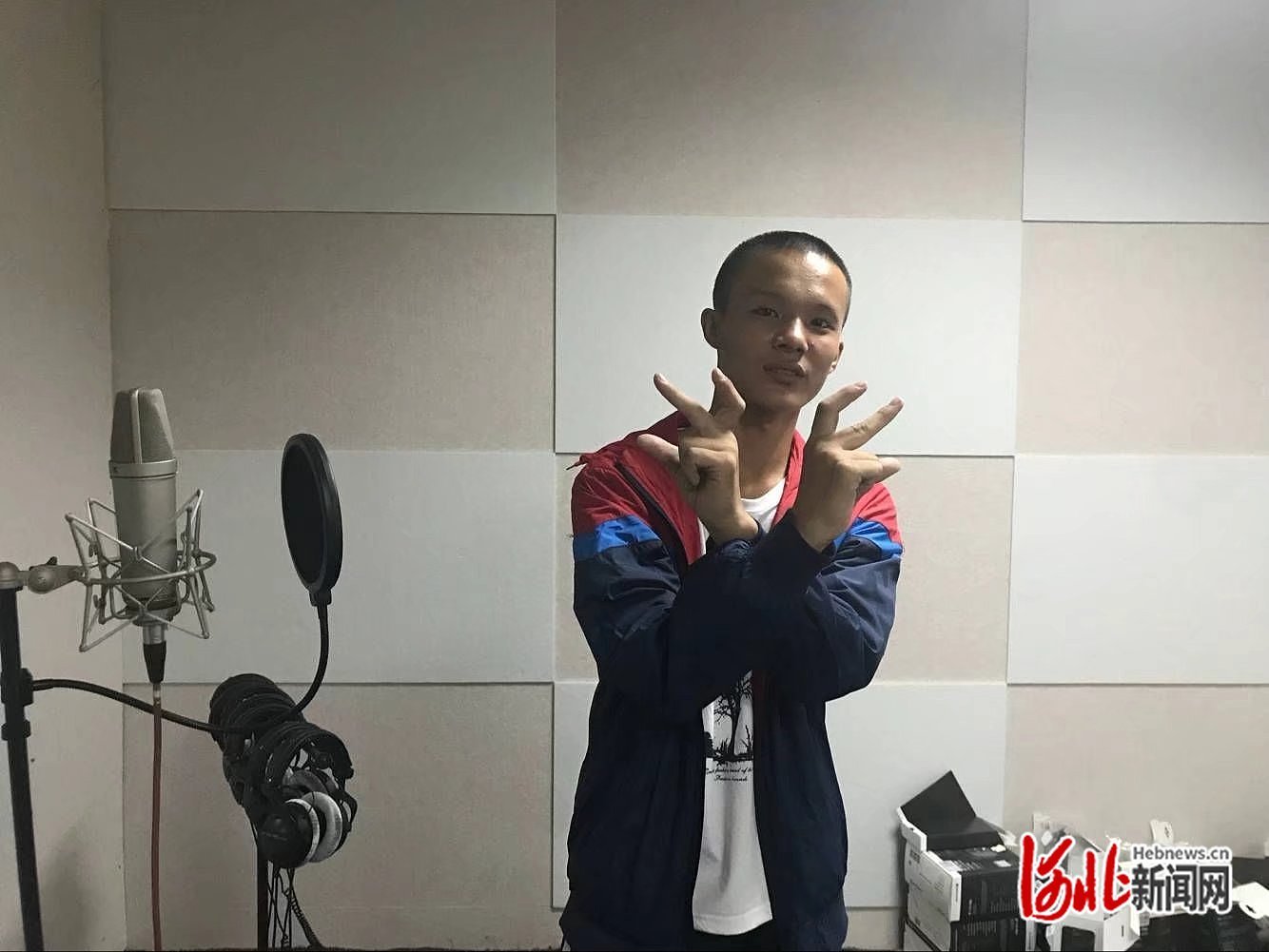 马名扬在工作。受访者马名扬供图